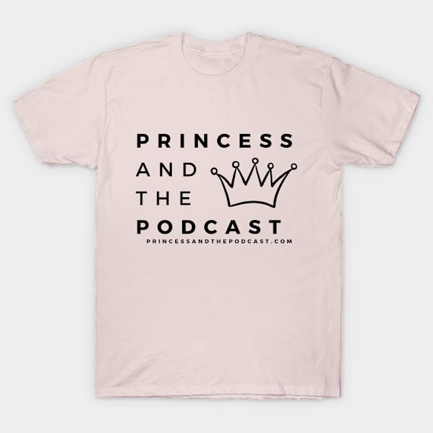 Princess and the Podcast Black Ink T-Shirt by princessandthepodcast